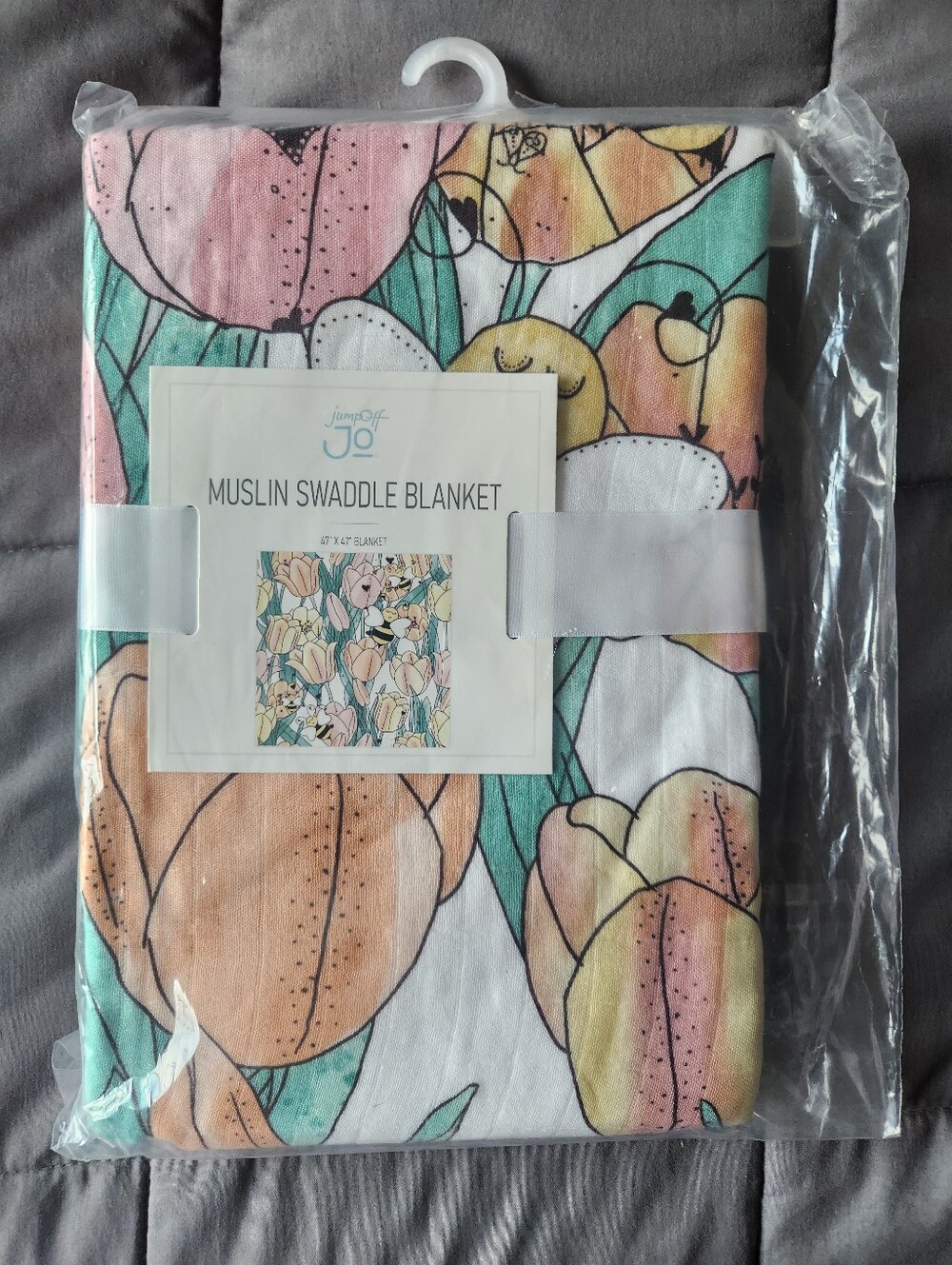 New JumpOff Jo Muslin Swaddle Blanket